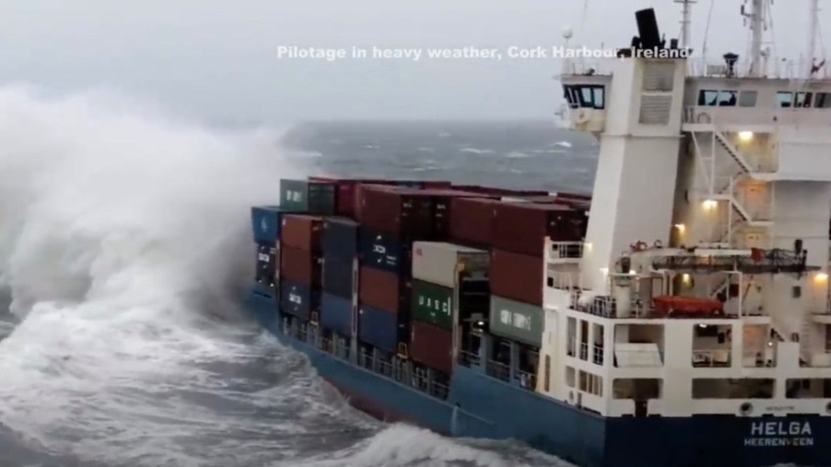 Beeindruckendes Video: Lotsen im Sturm vor dem Hafen von Cork - Ankerherz Verlag