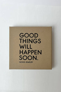 Good Things Will Happen Soon - Kette mit Medaillon