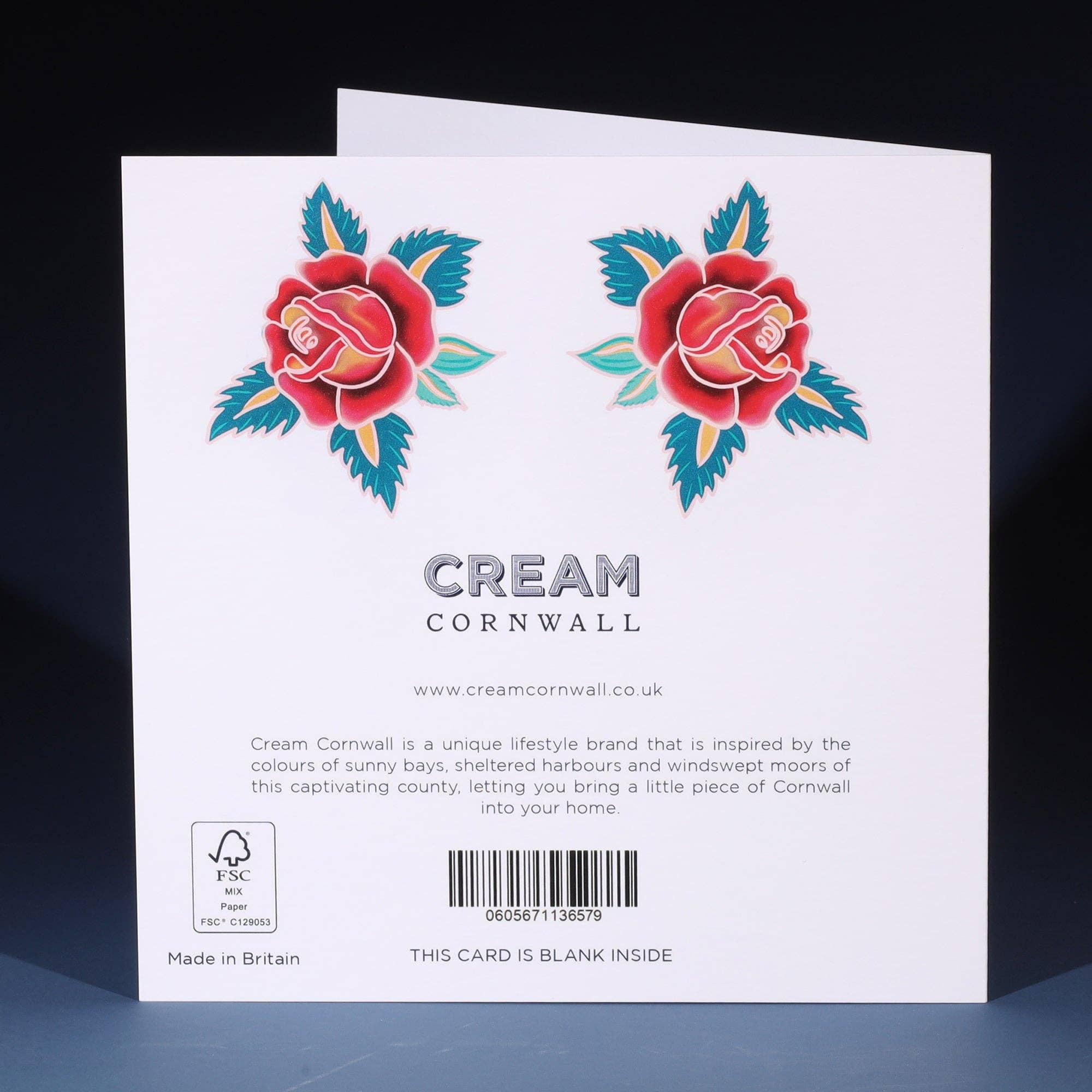 Klappkarte Leuchtturm & Kraken — The Sailor's Story | Cream Cornwall