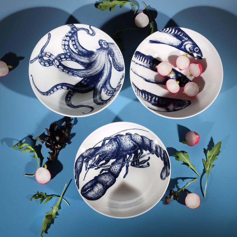 Bone China Octopus Bowl | ankelinerherz.com