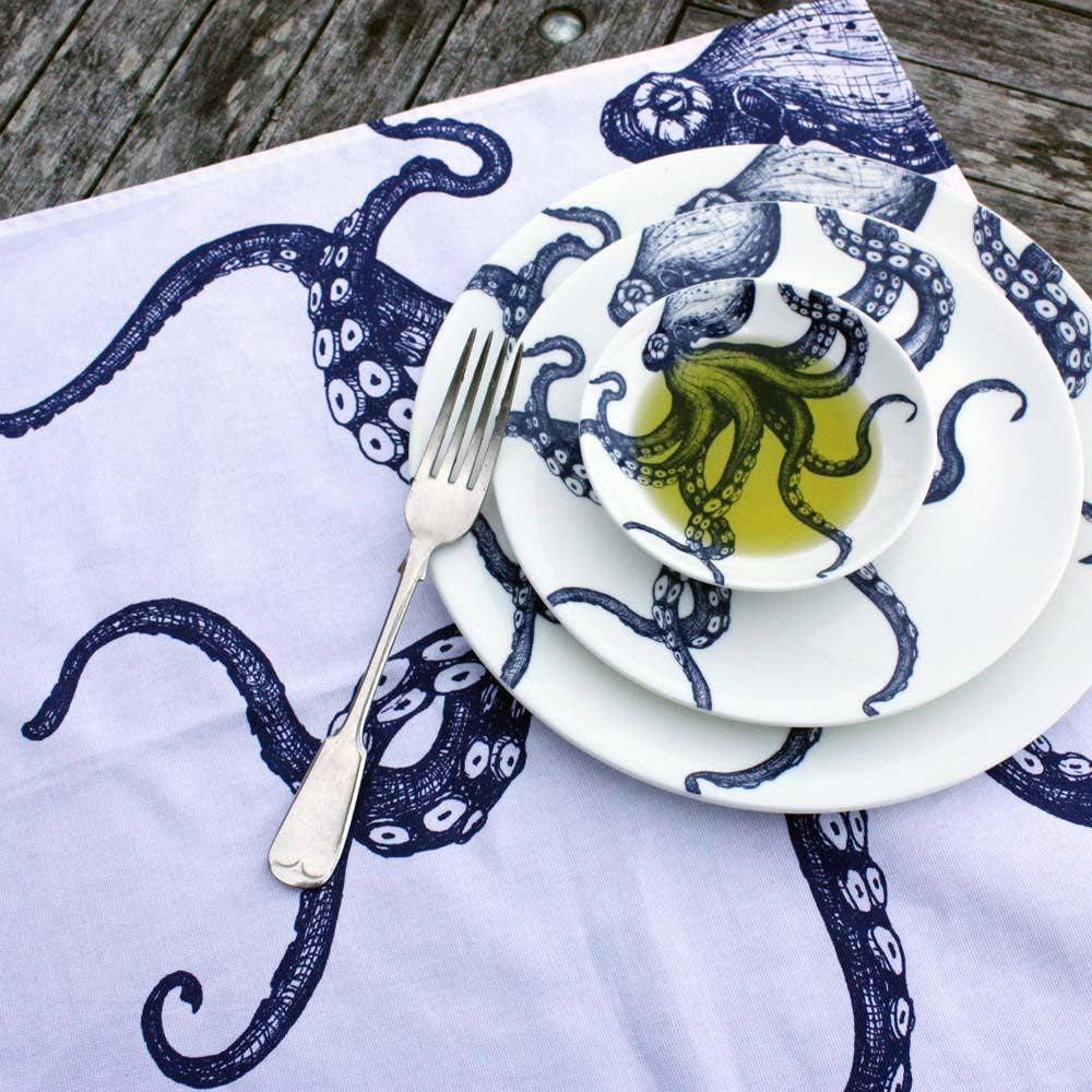 Bone China Octopus Side Plate | ankelinerherz.com