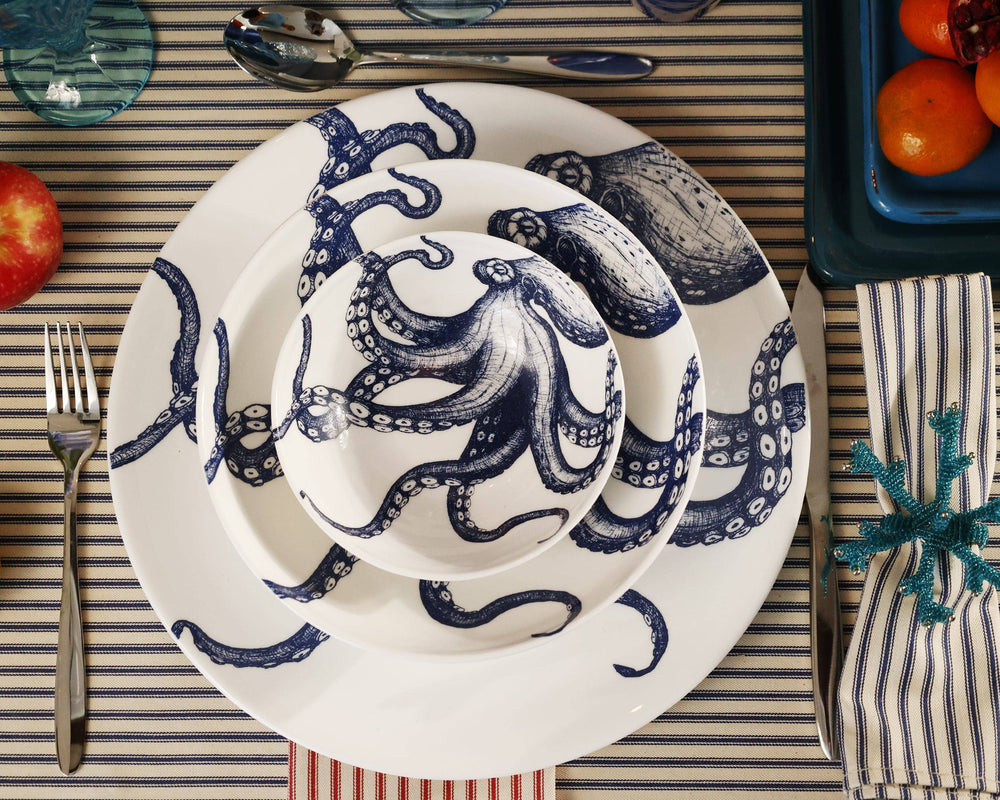 Bone China Octopus Side Plate | ankelinerherz.com