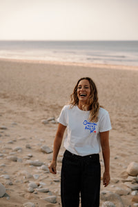 Frauen T-Shirt Dahinten wird's hell | ankelinerherz.com
