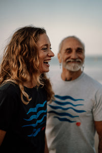 T-Shirt Waves grau | ankelinerherz.com