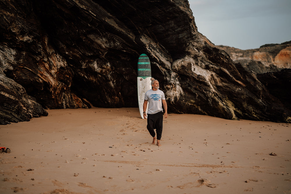 T-Shirt Waves grau | ankelinerherz.com