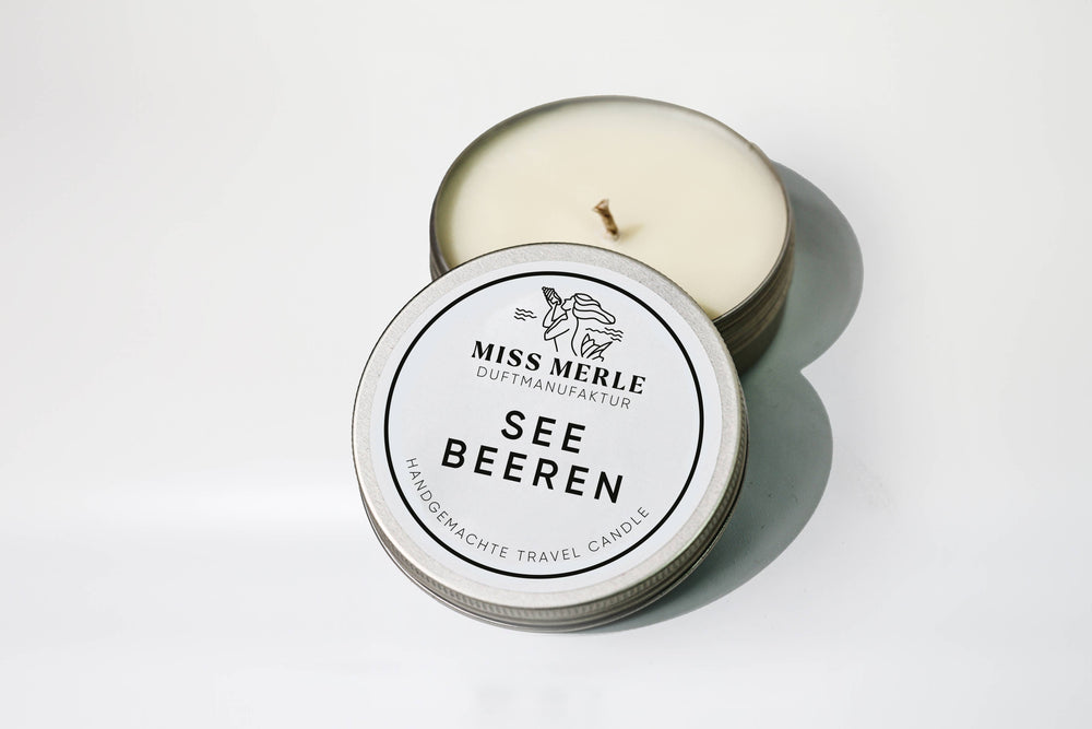 Travel Candle ALSTER BRISE – 90g, ideal für Reisen | ankelinerherz.com