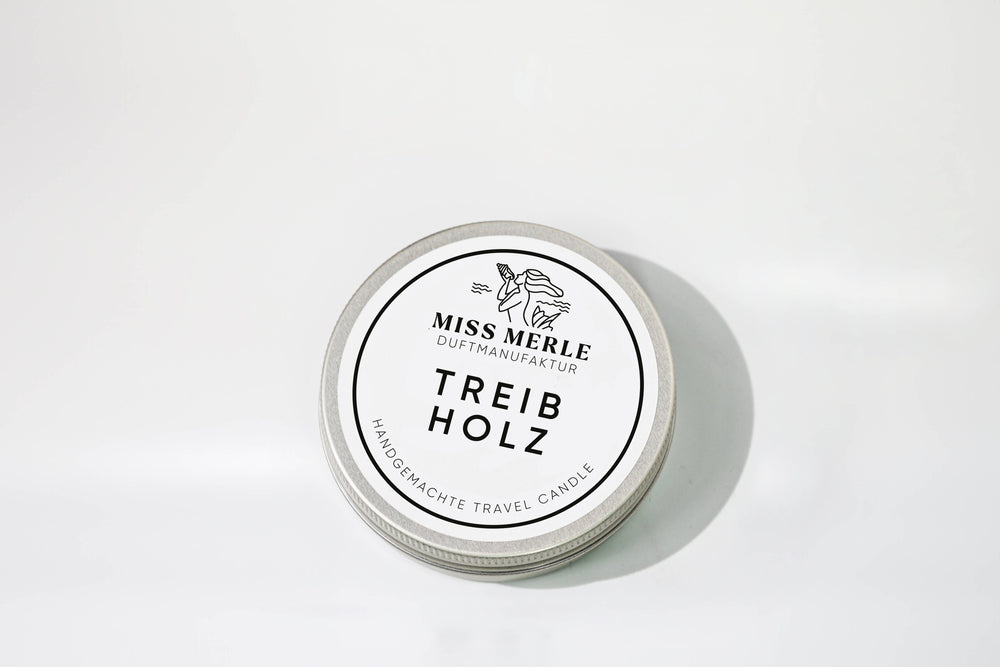 Travel Candle TREIBHOLZ – 90g, ideal für Reisen | ankelinerherz.com