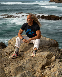 T-Shirt Waves navy | ankelinerherz.com