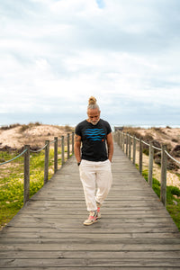 T-Shirt Waves navy | ankelinerherz.com