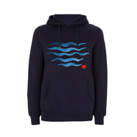 Kapuzenpullover Waves Navy | ankelinerherz.com