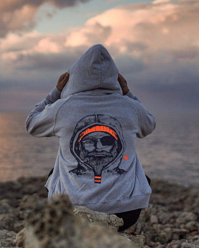 Kapuzenjacke Fischer orange