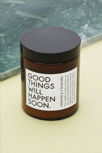 Duftkerze Good things  Rosmarin x Lavendel