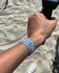 Armband Beach Days — Gewebt, größenverstellbar