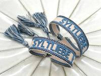 SYLTLIEBE Armband gewebt, bestickt 