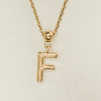 Vergoldete Buchstaben- Charms - Ankerherz Verlag